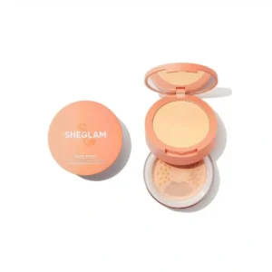 sheglam insta ready face & under eye setting powder duo toasted almond
