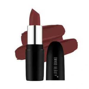 swiss beauty pure matte lipstick cafe mocha 225