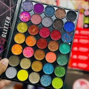 via letvass 35 color glitter eyeshadow