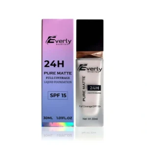 everly 24 hours pure matte full coverage liquid foundation beige